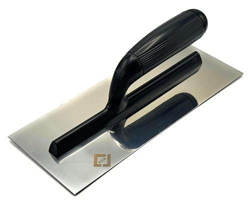 CCA Plastering and Floor Screeding Hand Finishing Trowel 11” Stainless Steel for Plaster Screed Cement Mortar Render and Joint Compound 280mm x 115mm