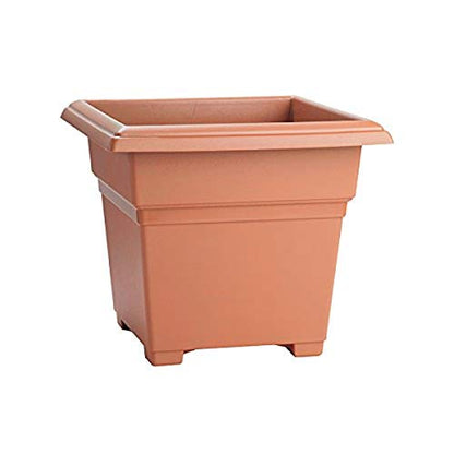 Root & Vessel, 203068 Countryside Square Tub Planter, Terra, 14-Inch - color: Terra, size: 14-Inch