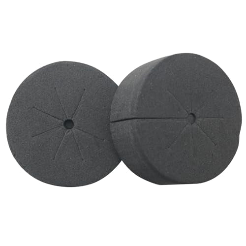 CHENJIN 40PCS 2 Inches Hydroponic Cloning Collar Water Absorbing Premium Grade Foam Fits Net Cups Inserts Hydroponic Growing Ring for DIY Seedling Box