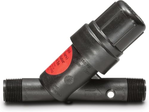 Rain Bird PRF07530S Drip Irrigation in-Line 30 PSI Pressure Regulating Y Filter, 3/4" Male Pipe Thread (Pack of 8) - size: 3/4" x 3/4" w/ 30 psi Regulator (Pack of 8)