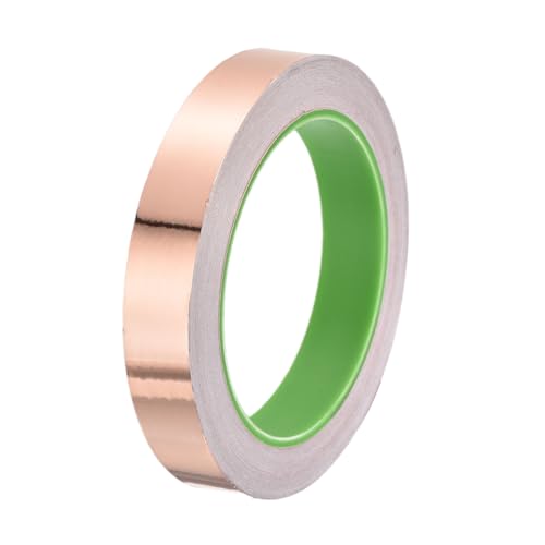 PATIKIL Copper Foil Tape 0.71 Inch x 66 Feet 0.05mm Thick Double Sided Conductive Adhesive EMI Shielding for Electronics, Circuits, Grounding - size: 0.71 Inch x 66 Feet