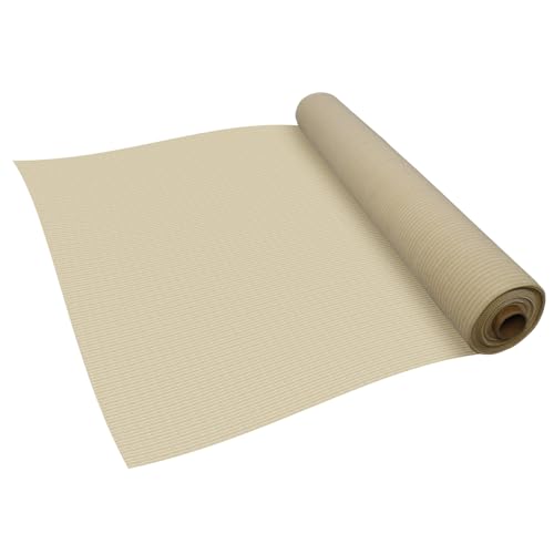 TANG 6'x3'Ft Sun Shade Fabric Roll, Shade Cloth for Patio, Sunshade Material UV Protection Screen for Outdoor Pergola Cover Replacement Canopy Garden Plant Greenhouse, Beige - color: BEIGE, size: 6'x3'