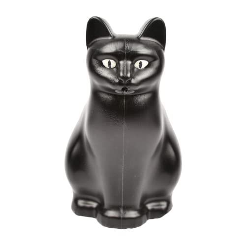 Esschert Design Cat Watering Can, Plastic, Black