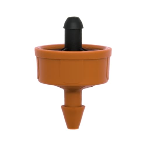 (50-Pack) - 1 Gallons Per Hour Pressure Compensating Drip Emitters on Barb - Premium Drippers for Drip Irrigation (Works with Netafim, Rainbird, Raindrip etc.) (Standard 1 GPH, 50) - style: Standard 1 GPH