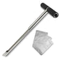 Soil Probe with Small Soil Sampler Bags. 20" Soil Sample Probe Rod. Patent Pending Ground Probe Design for Tidy Strata in Soil Test Sampling. - size: 20 Inch