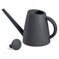 Plastic Watering Can - for Home Plant Garden - 1/2 Gallon - Grey - color: Gray