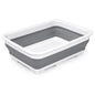 Goderewild Collapsible Dish Pan, 10L (2.6 Gal) Foldable Sink Tub, Gray - color: Gray