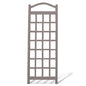 Dura-Trel PVC Garden Trellis for Climbing Vine Plants, Cambridge, Mocha, 28" x 76" - color: Mocha
