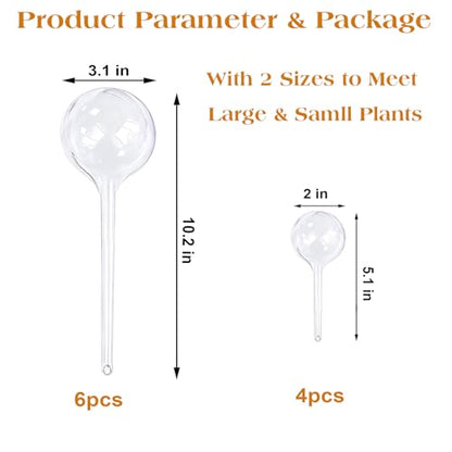 Plant Automatic Watering Devices, Clear Plastic Plant Self-Watering Bulb - color: B. Clear-6l4s