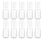 Empty Fine Mist Spray Bottles 2oz Small Travel Perfume Atomizer for Essential oil Perfume Hair Makeup 10 Pack - color: 2oz - Pack 10