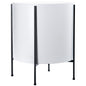 D'vine Dev Plastic Planter Pot with Metal Stand, White, 16 in, 55-D-A-5 - color: White, size: 16 Inch