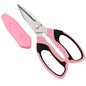 BoFuYuan Utility Scissors All Purpose heavy duty 8-Inch Pink - color: Pink