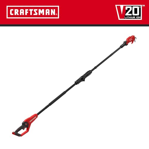 CRAFTSMAN V20 8 FT Cordless Pole Saw, Tree Pruner, Bare Tool (CMCPPR320B)