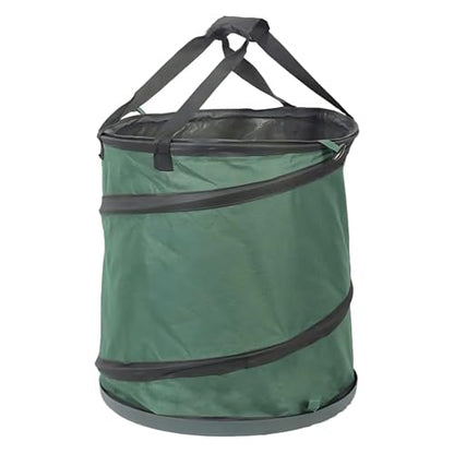 44 Gallon Collapsible Yard Waste Bag with Hardshell Bottom Pop-Up Trash Can