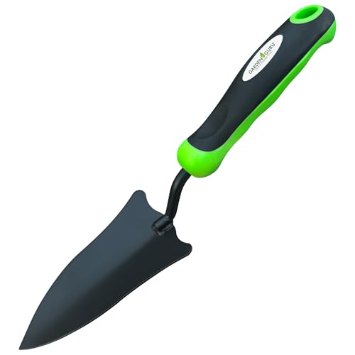 Garden Guru Transplanter Trowel Shovel - High Carbon Steel for Ultimate Strength - Rust Resistant - Ergonomic Grip - Perfect Hand Shovel Tool for Gardening Transplanting & Digging (4 Pack) - size: 4 Pack