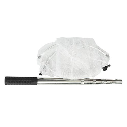 RESTCLOUD Insect and Butterfly Net with 12" Ring, 24" Net Depth, Handle Extends to 59 Inches - size: 12" Ring, 38" Handle