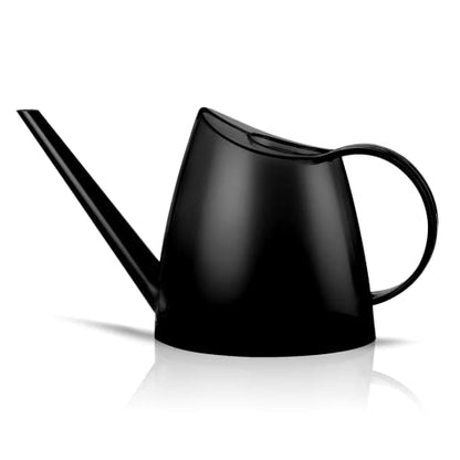 Small Indoor Plant Watering Can Long Spout 1.4L Black - color: Black