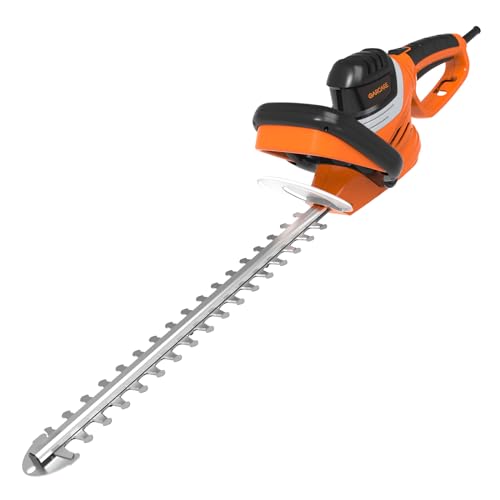 GARCARE Corded Electric Hedge Trimmer 4.8A Hedge Shears 610mm Laser Blade - color: GHT08
