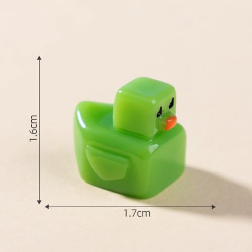 EMiEN 15 PCS Little Duck 5 Colors Pixel Grid Square Duck - color: 15 Pcs Pixel Duck