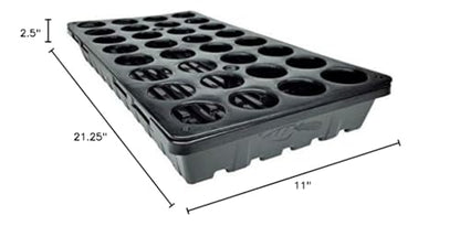 Bootstrap Farmer 1020 Net Pot Tray 5 Pack for Aquaponics and Hydroponics - size: 5