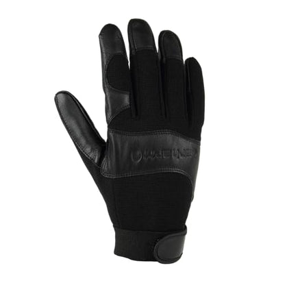Carhartt Men's High Dexterity Reinforced Secure Cuff Glove - color: Black, size: XX-Large
