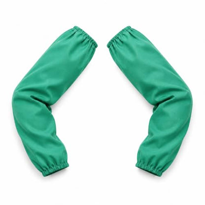 MAGID 180183 SparkGuard Cotton Flame Resistant Sleeve, 18" Length, Green (One Pair)
