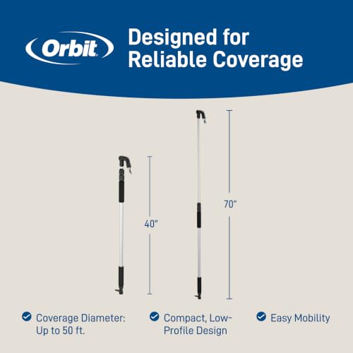 Orbit Telescoping Gutter Cleaning Wand, Silver - 58543