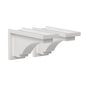 Mayne Inc Fairfield Decorative Brackets, White, 2 Count (Pack of 1) - color: White
