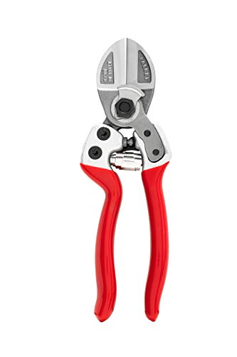Professional Double Edge Pruning Shear 21 cm/8.25 inch - Falket 2012 EVO Made in Italy