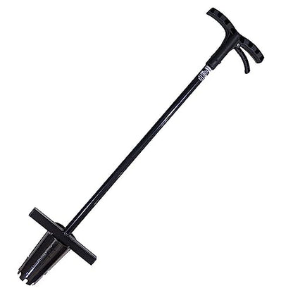 Bulb Planter Long Handle 39" Garden Tool - Walden Perfect Planter with Foot Bar for Tulips, Daffodils, Flowers - Heavy Duty Steel Bulb Transplanter Digger with Depth Markers, No Bending