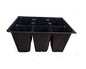 Seed Starter Trays 300 DEEP Extra Large Cells Total (50 Trays of 6 Cells Each)