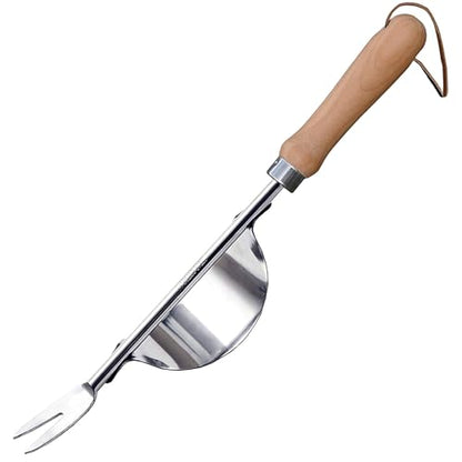 GREBSTK Garden Manual Weeding Tools Stainless Steel Beech Handle Shovel for Weeding, Cultivating, Transplanting, Digging