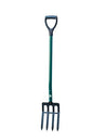 Steel-Handle Garden Fork, 42 Inch Tall, High-Strength Steel Construction