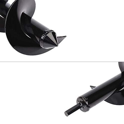 Bulb Planter Tool,Auger Drill Bit for Planting 3.15x8.66 Inch Suitable for 3/8”Hex Drive Drill - size: 3.15”x 8.66”