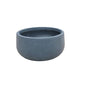 Kante Large Round Bowl Charcoal Concrete Planter 20" Dia, Outdoor - color: Charcoal, size: 19.6"w