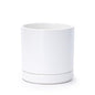 D'vine Dev 6.5 Inch Ceramic Planter Pot, White, 94-O-C-1 - color: White, size: Small