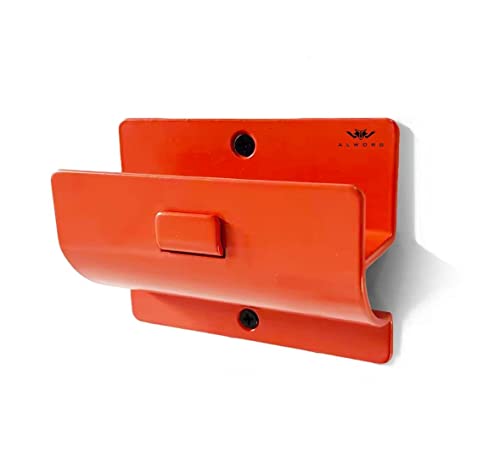 Orange Heavy Duty Ladder Hooks - Garage Wall Mount Storage Hanging Bracket - color: Orange, size: Single Hook