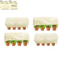 Plant Frost Cover for Garden Protection, Rectangular Planter Winter Blanket with Drawstring, 59 x 17.7 x 15.7 Inch, 4 Pack