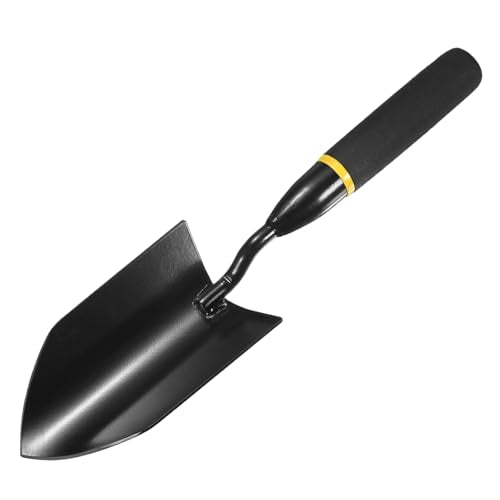 M METERXITY Gardening Trowel, 13 Inch Manganese Steel Garden Hand Shovel with Rubber Handle, Trowel Garden Tool for Farmer Soil Planting Digging Transplanting - size: 13 Inch