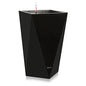 Dexceder 20 Inches Self Watering Tall Planter (Black) - color: Black, size: 20