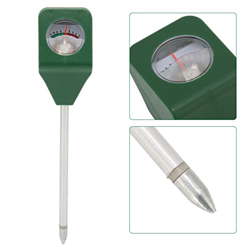 Zerodis Soil PH Meter, Battery-Free Plug and Play Soil PH Sensor with Highly Sensitive Probe for Garden Lawn Farm Plants Care