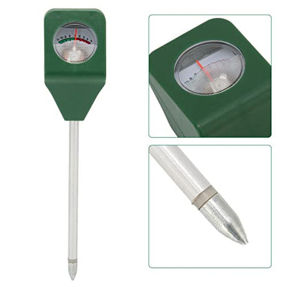 Zerodis Soil PH Meter, Battery-Free Plug and Play Soil PH Sensor with Highly Sensitive Probe for Garden Lawn Farm Plants Care