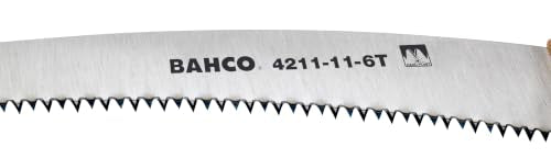 Bahco BAH4212146T Fileable Pruning Saw, 14" Length Curved Blade, 7 TPI