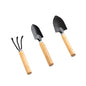 3Pcs Gardening Tools, Mini Tool Set Indoor Garden Kit Miniature Gardening Rake|Trowel |Shovel for Gardening Supplies (Thick Handle) - style: Thick handle