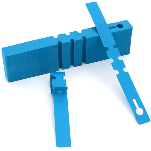 200 Pcs Plant Labels Tags, Plastic Markers Tree Tags for Outdoor, Waterproof Warp Around Hanging Name Tags for Nursery Garden (Blue) - color: Blue