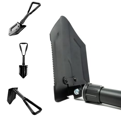 iChewie Folding Emergency Shovel | 22.64 in, Black