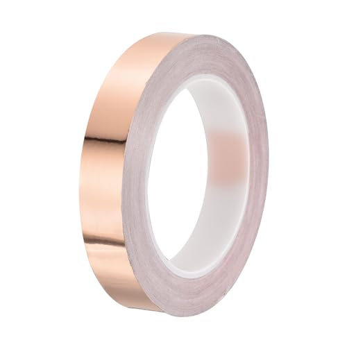 PATIKIL Copper Tape 0.79 Inch x 27 Yards 0.05 Thick Copper Foil Tape Single Sided Conductive Adhesive EMI Shielding for Electronics, Circuits, Grounding - size: 0.79 Inch x 27 Yards x 0.05mm
