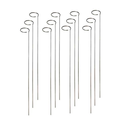 Erva Plant Support Stakes 36 inches, Single Stem Garden Flower Support - Pack of 12 - Made in USA
