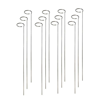 Erva Plant Support Stakes 36 inches, Single Stem Garden Flower Support - Pack of 12 - Made in USA