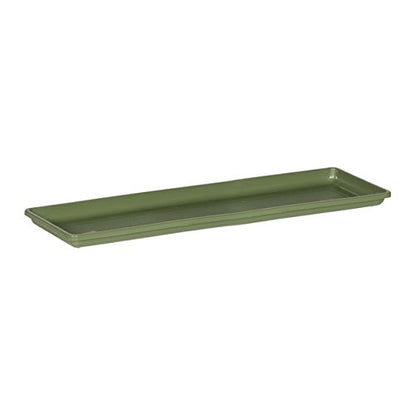 Root & Vessel 10240, Sage, Countryside Flower Box Tray, Medium (22.25” x 6.5”) - color: Sage, size: 22.3" x 6.5" x 1"